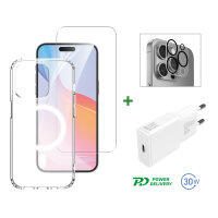 4smarts 3in1 Premium Starter Set für Apple iPhone 16 Pro MagSafe-kompatibel 4smarts 3in1 Premium Starter Set für Apple iPhone 16 Pro MagSafe-kompatibel